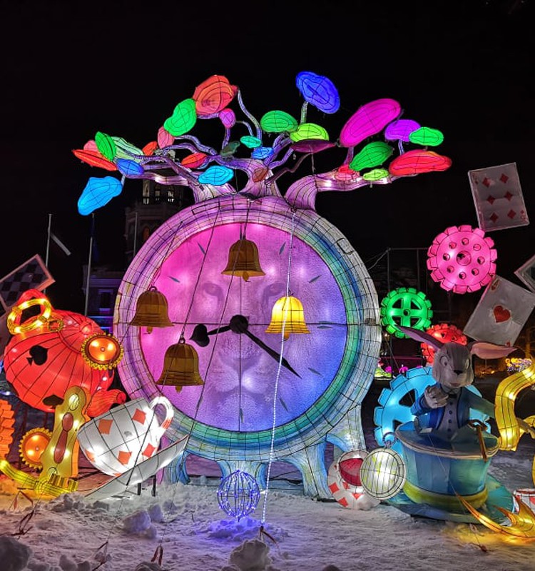 Зимние бродилки: фестиваль больших китайских фонарей «В стране чудес»  в Сигулде