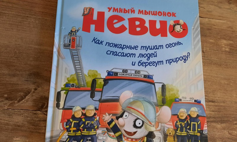 Книжный клуб: “Умный мышонок Невио. Как пожарные тушат огонь, спасают людей и берегут природу?”