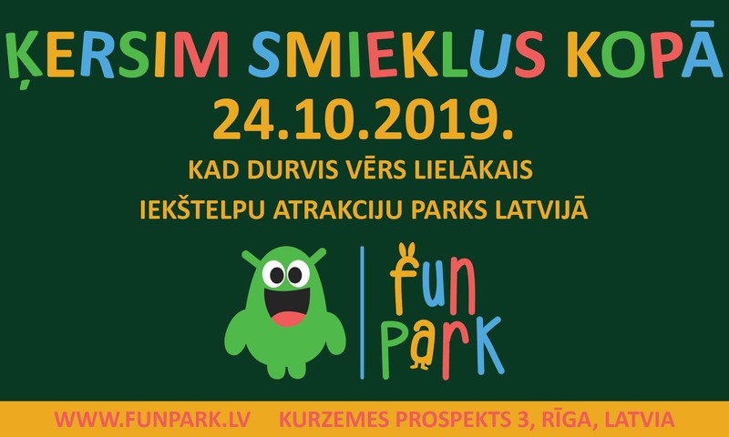 Fun Park - новый парк аттракционов в Риге!