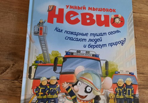 Книжный клуб: “Умный мышонок Невио. Как пожарные тушат огонь, спасают людей и берегут природу?”