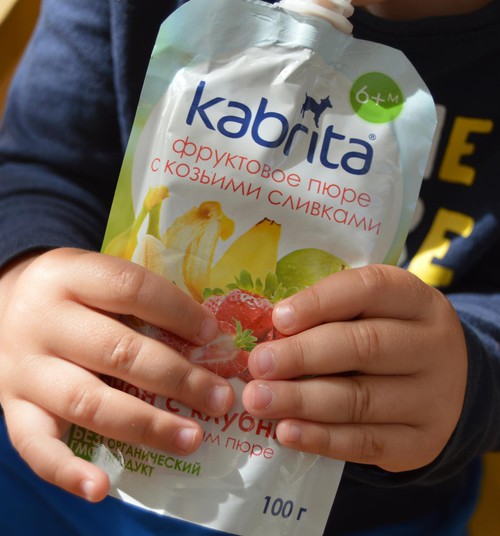 ТЕСТ-ДРАЙВ фруктового пюре Kabrita